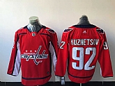 Washington Capitals 92 Evgeny Kuznetsov Red Adidas Stitched Jersey,baseball caps,new era cap wholesale,wholesale hats